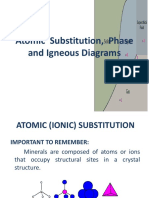 6 Petrology - Atomic Substitution, Phase and Igneous Diagrams