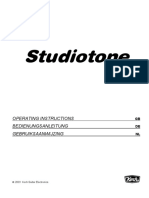 Studiotone Manual v2