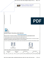 Dimension Table For Tslot