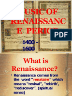 Music of Renaissance Period