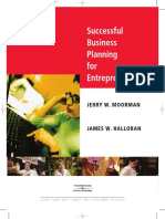 Business Planning For Entrepreneurs PDF