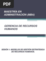 Sesión 1 - KJ - Modelo de Gestion Estrategica de RH