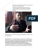 Análisis de Proyecto Que Elimina Terciarios Daniel Brailovsky