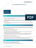 Capital Expenditure Policy