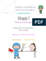 Historia de La Cirugia