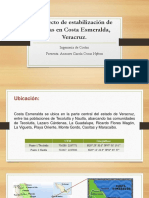 Proyecto de Estabilización de Playas en Costa Esmeralda