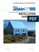 BlueskinVP100 Installation Guidelines