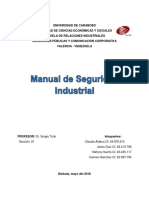 Manual de Seguridad Industrial - Word - Relaciones Publicas