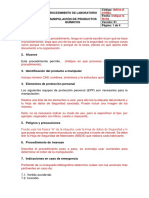 Manipulacion de Productos Quimicos AA2