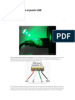 Conectar LEDs Al Puerto USB 