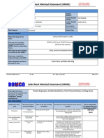 Safe Work Method Statement Format