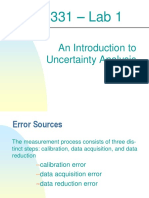 MER331 - Lab 1: An Introduction To Uncertainty Analysis