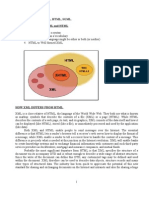 Q.1) Relation Between XML, HTML, SGML. Relation Between XML and HTML