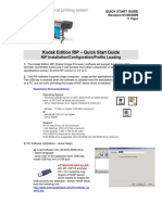 Kodak Edition RIP - Quick Start Guide: RIP Installation/Configuration/Profile Loading