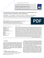 The Experimental Measurement and Modelling of Sedimentation and