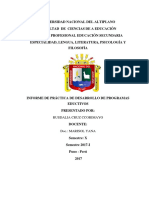 Informe Final X Semestre