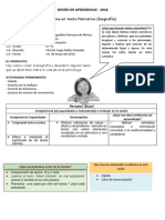 SESIÓN DE APRENDIZAJE 01 de Mayo 2018 Comprensión de Texto