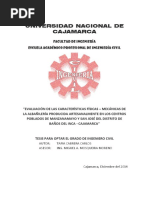 Evaluacion de Las Caracteristicas Te La Albañileria PDF