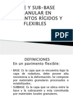 Base y Sub-Base Granular