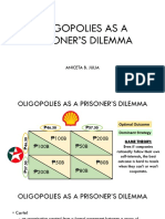 Oligopolies As A Prisoner's Dilemma