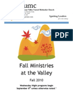 Fall Activities 2010 - Complete