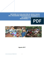 Informe de Evaluación de Resultados PIRDAIS 2016