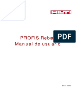 HILTI - Manual Profis Rebar