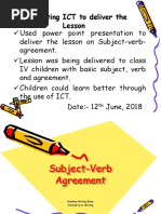 Subject-Verb Agreement WR