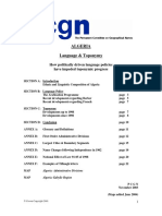 Algeria-Language and Toponymy-2003 PDF