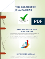 Control Estadístico de La Calidad Unidad II