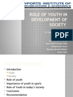 Role of Youth in Development of Society