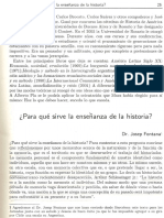 Para Que Sirve La EnseÃ - Anza de La Historia - Fontana (Texto 4 Unidad 1 INTA - Vallejos)