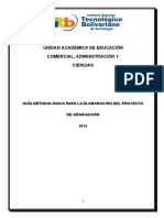 Guia para Trabajo de Titulacion Itb