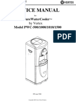 Service Manual: Purewatercooler Model Pwc-500/1000/1010/1500