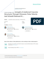 Assessingthestrengthofreinforced Concrete Structures Through Ultrasonic Pulse Velocity and Schmidt Rebound Hammertests