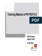 Trainning Material of PW PE371C4