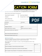 Diana Award Trustee Application Form