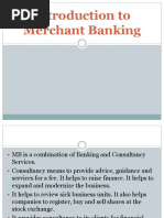 CHP 1 - Introduction To Merchant Banking