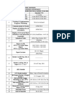 Dept Academic Calendar