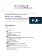 Ficat and Arlet Staging of Avascular Necrosis of Femoral Head