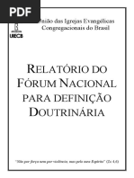 UIECB - Fórum Nacional para Definição Doutrinaria (1994)