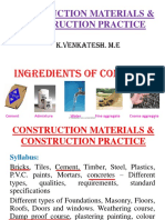 Construction Material Notes For Tamilnadu Goverment Exam