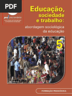 Educação, Sociedade e Trabalho - Abordagem Sociológica Da Educação PDF