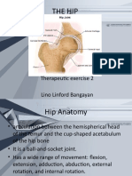 The Hip: Therapeutic Exercise 2 Lino Linford Bangayan