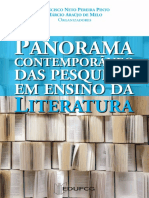 Panorama Contemporâneo Das Pesquisas em Ensino de Literatura - Ufcg