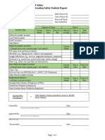 Construction Safety Stat Report