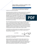 Principales Propiedades Reológicas y Parámetros Que Definen y Deben Controlarse en Los Lodos de Perforación