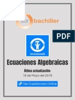 Ecuaciones Algebraicas