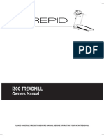 I300 Treadmill Owners Manual: Please Carefully Read This Entire Manual Before Operating Your New Treadmill