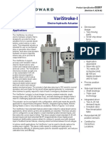 VariStroke-I Electro-Hydraulic Actuator Product Specification 3397 F